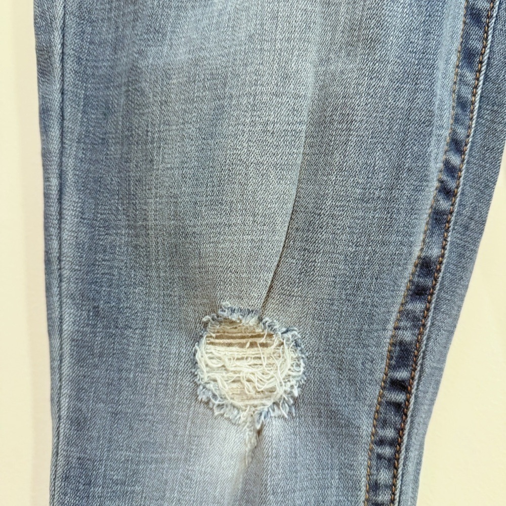 Seven7 | Tummyless Highrise Skinny Jeans Stretch Distressed Size 8 - Picture 3 of 8